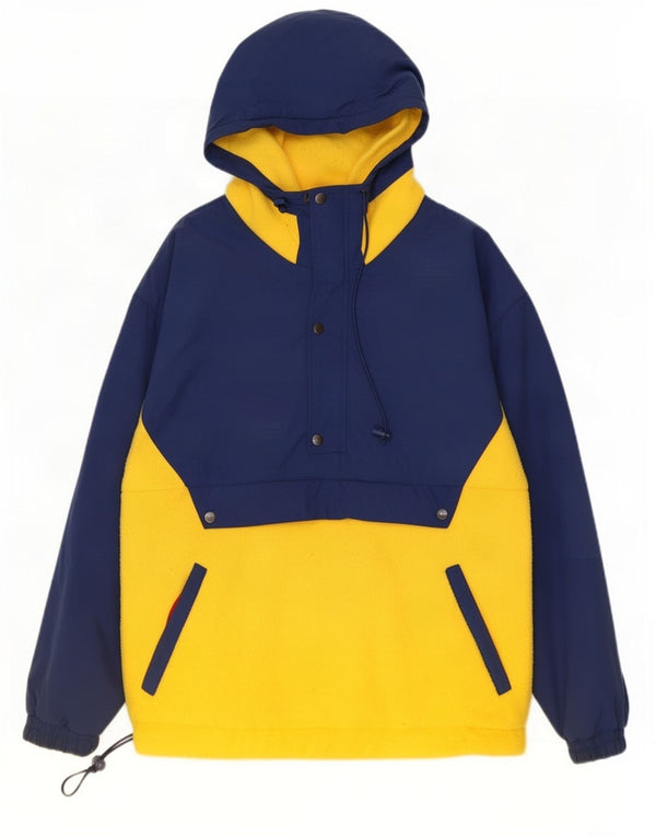 Gap muška anorak jakna s kapuljačom UK 40 Large Blue Colourblock najlon