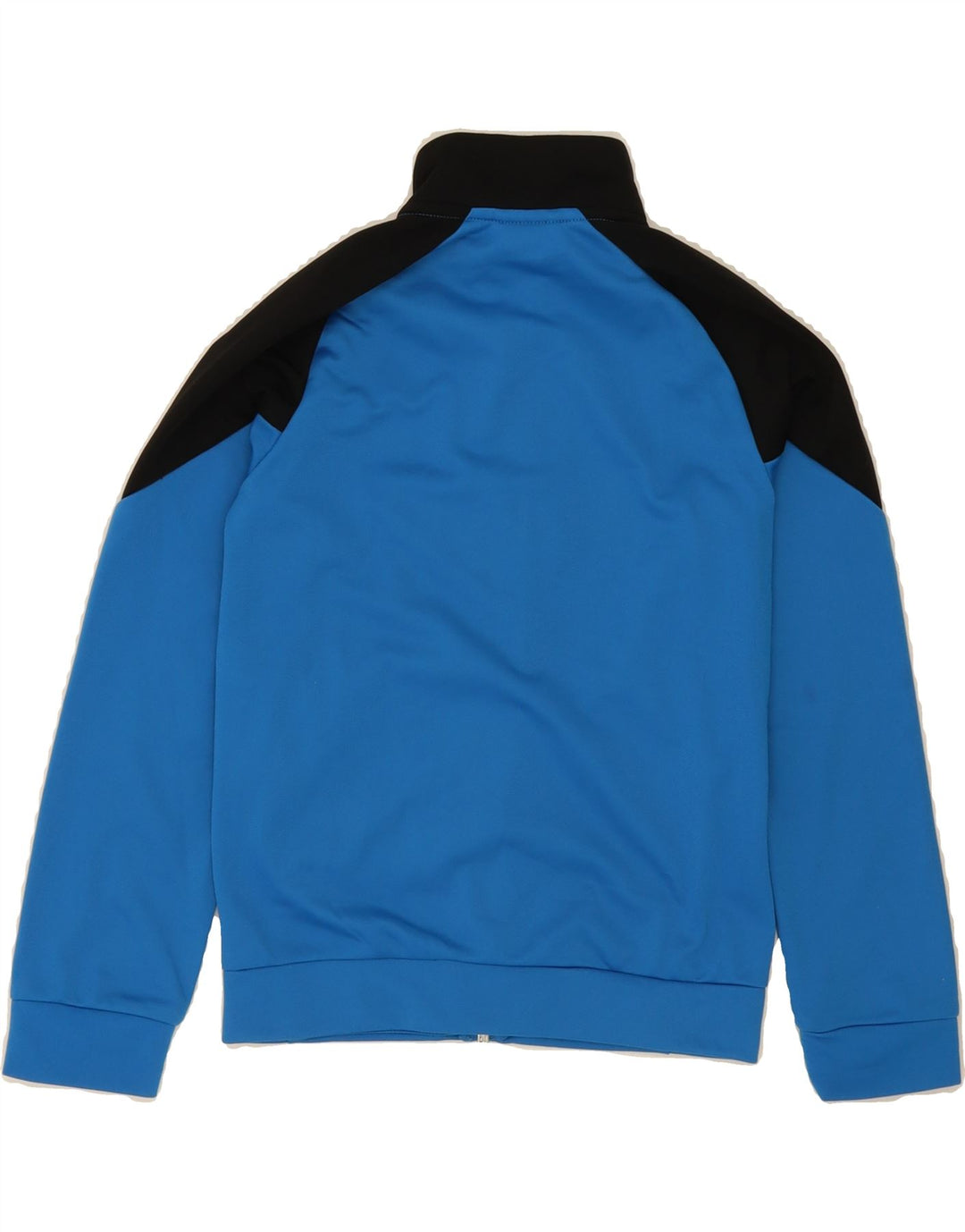 PUMA Boys Graphic Tracksuit Top Jacket 9-10 Years Blue Colourblock Vintage Puma and Second-Hand Puma from Messina Hembry 