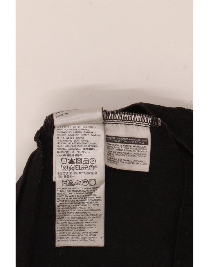 Levi's ženska traper jakna UK 14 srednje crni pamuk