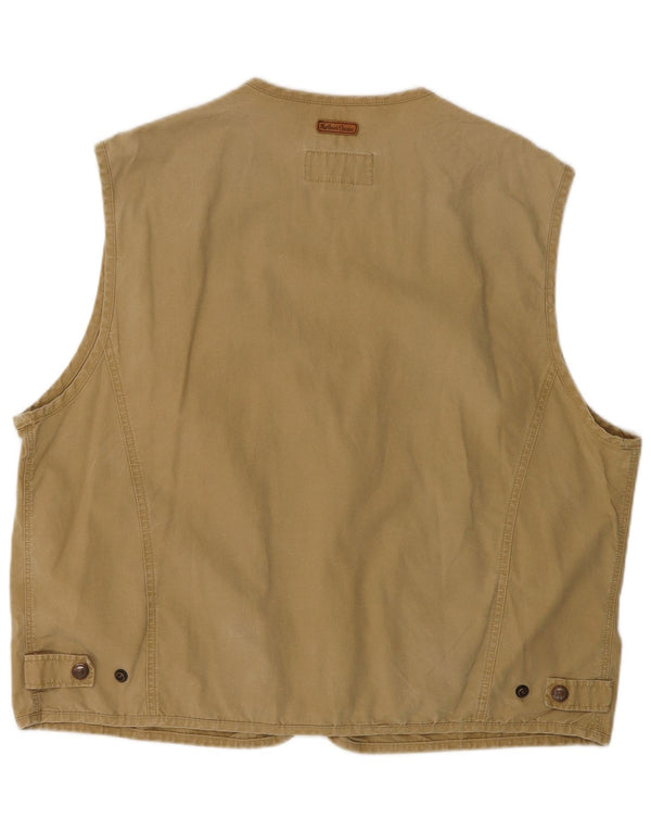 Marlboro Classics Mens Utility Gilet UK 46 3XL Bež Pamuk