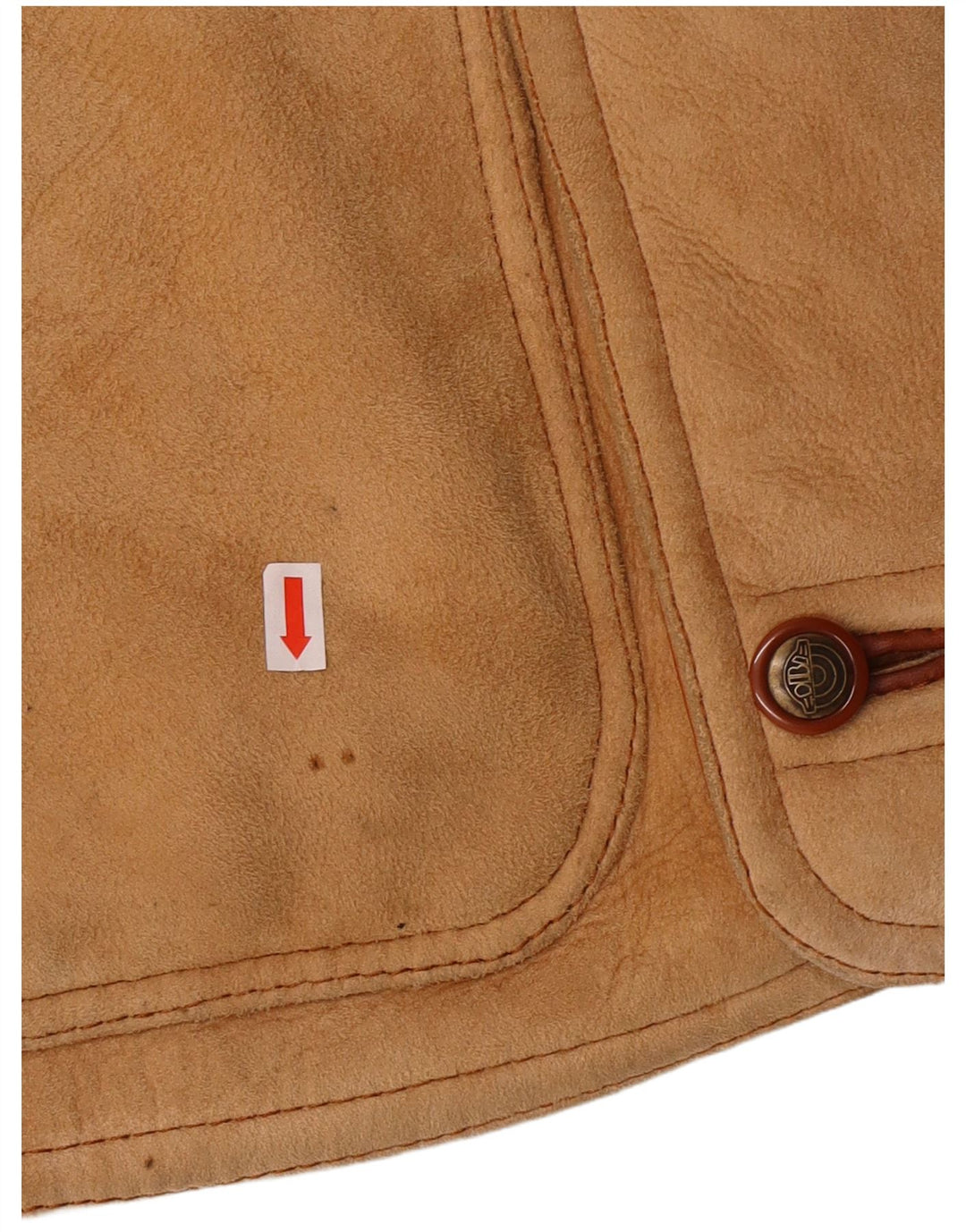 DIBI muška Uomo Shearling Jacket IT 46 Small Beige Shearling Classic