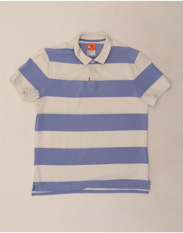 NIKE muška Dri Fit Rugby polo majica, pamuk na velike bijele pruge