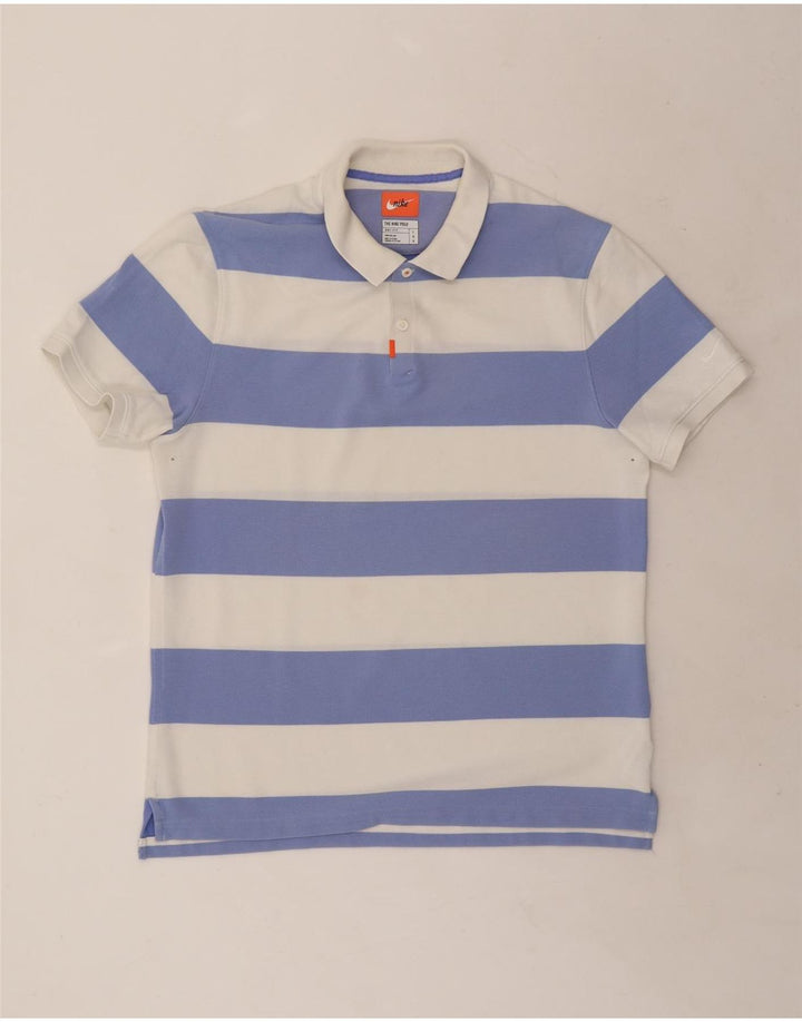 NIKE muška Dri Fit Rugby polo majica, pamuk na velike bijele pruge