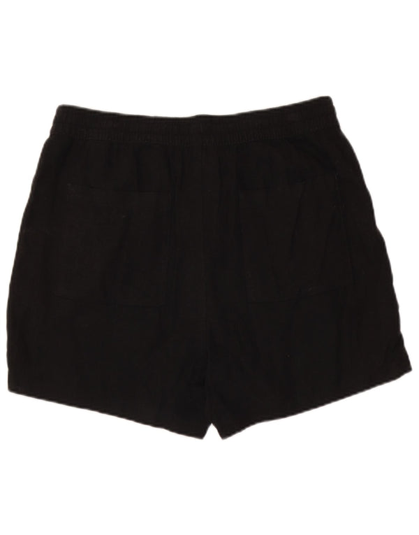 Marks & Spencer ženske chino kratke hlače UK 14 Large W34 crna lanena