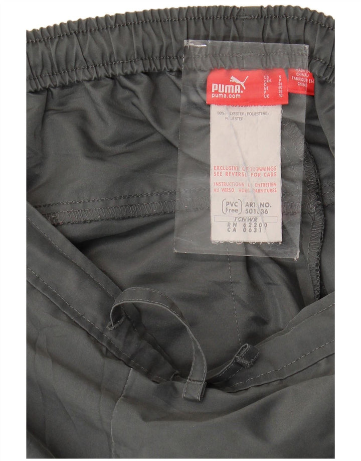Puma Ženska trenirka Hlače Joggers UK 10 Mali sivi poliester
