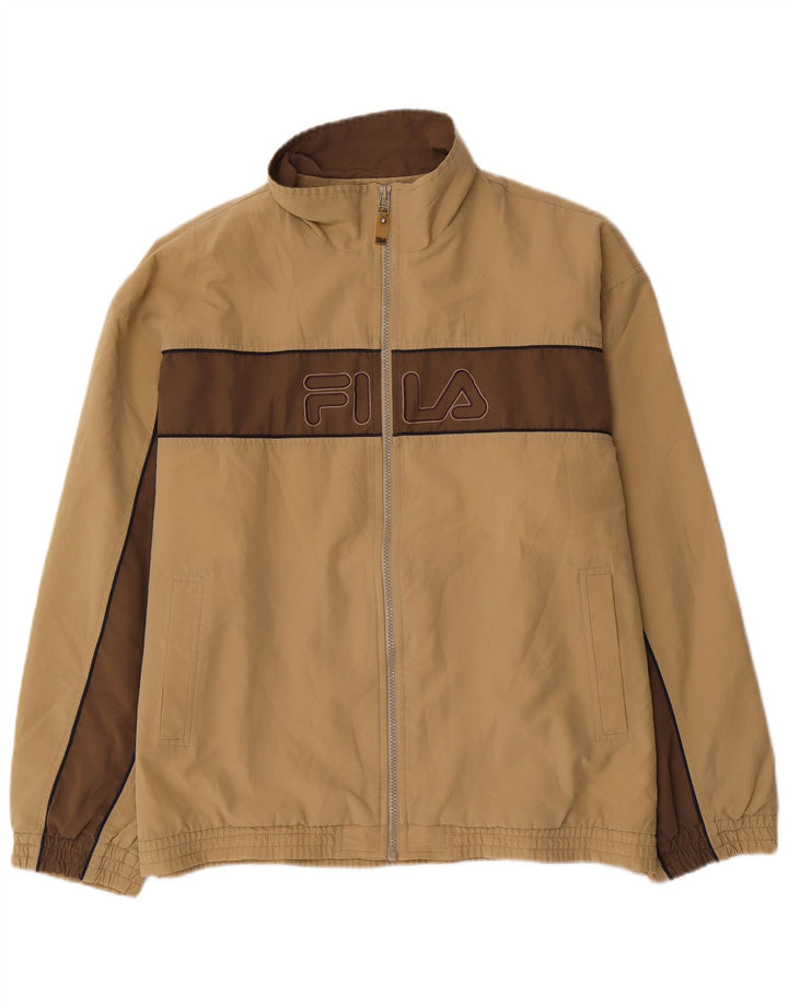 FILA muška gornja jakna trenirke s grafičkim motivima velika bež boja