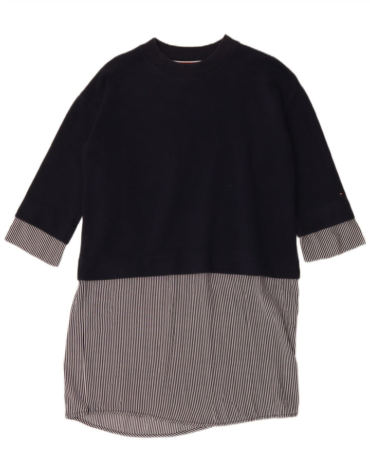 TOMMY HILFIGER Ženska shift haljina UK 14 srednje tamnoplave boje