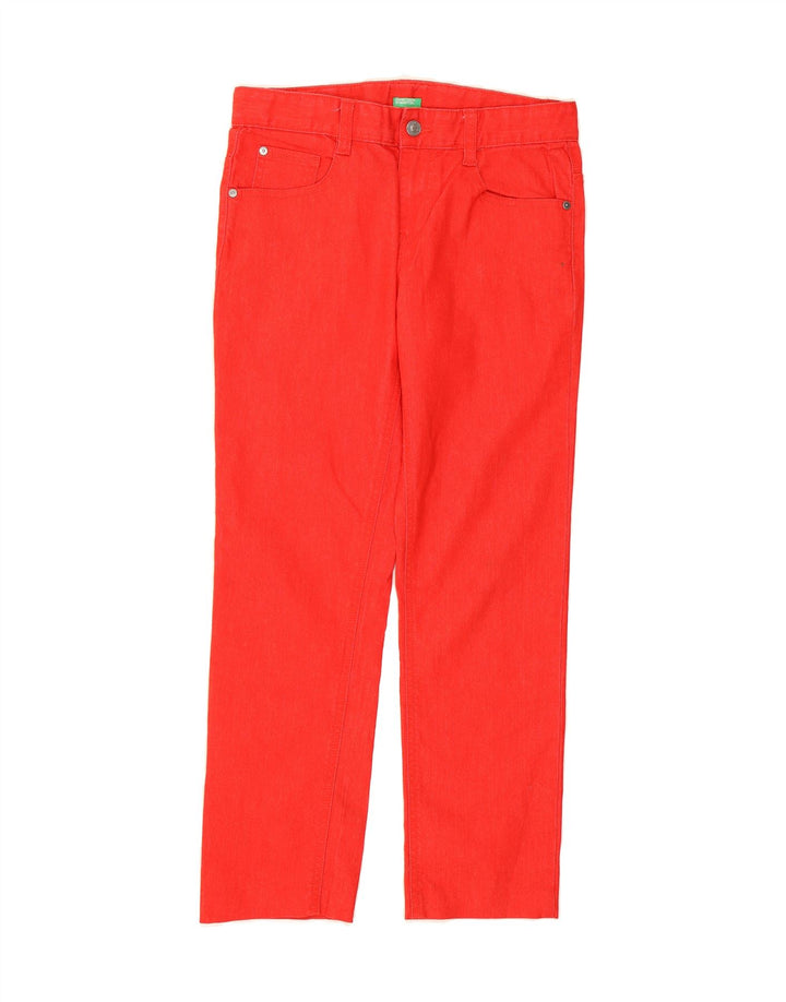 BENETTON Womens Straight Jeans W30 L26 Red Vintage Benetton and Second-Hand Benetton from Messina Hembry 