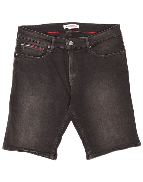 Tommy Jeans Muške traper kratke hlače W34 Veliki crni pamuk