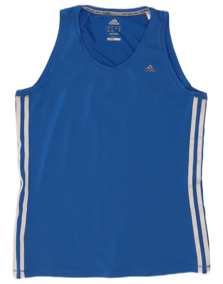 Adidas ženski Climacool prsluk UK 16/18 veliki plavi poliester