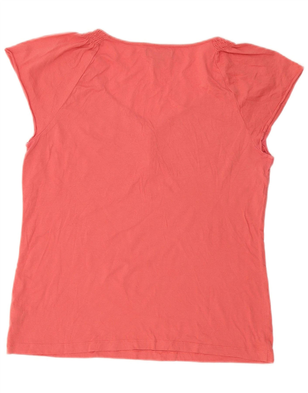 Chaps Top ženska bluza UK 14 Veliki ružičasti pamuk