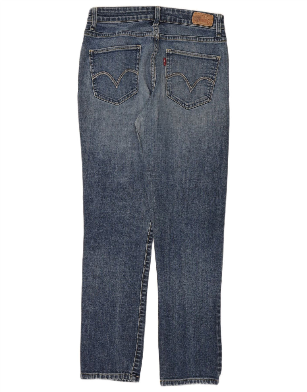 Levi's ženske uske traperice srednjeg rasta US 8 srednje W28 L28 plavi pamuk