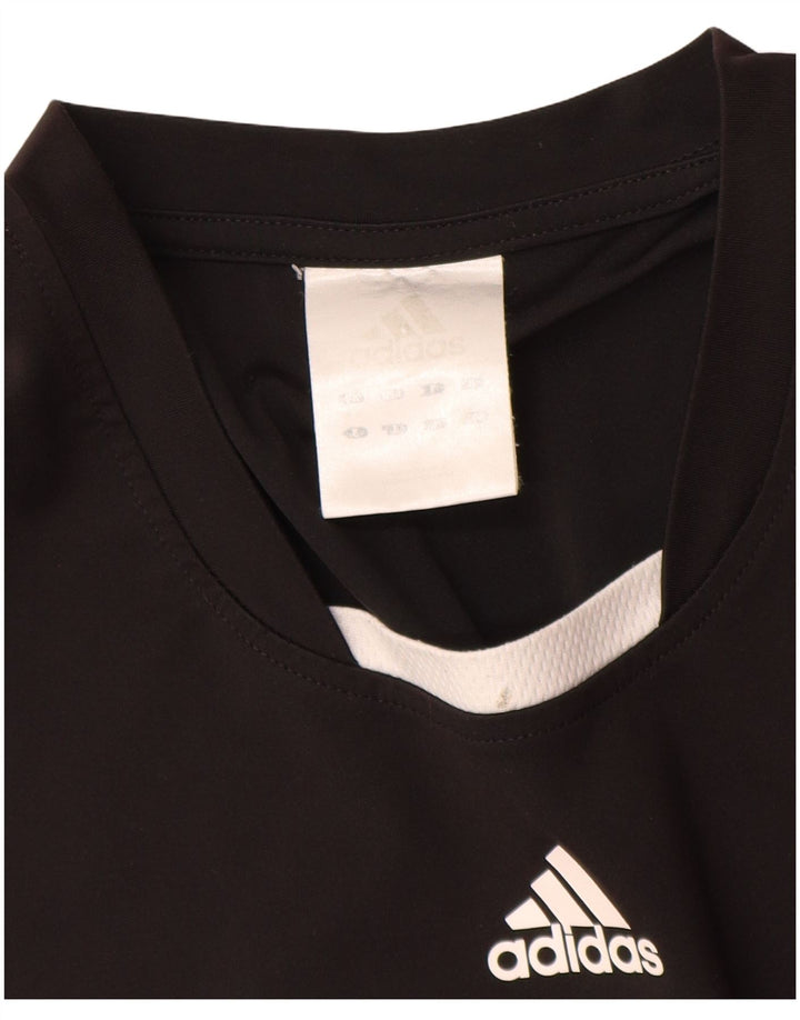 Adidas muška majica kratkih rukava XL crni poliester u boji