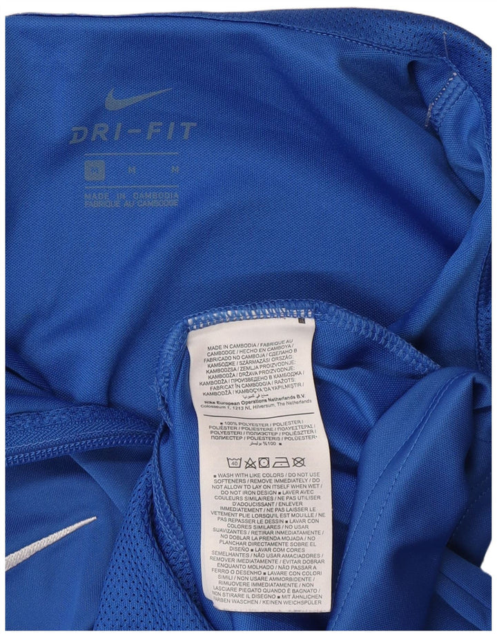 Nike Ženska grafička trenirka, gornja jakna, srednje plava poliesterska sportska