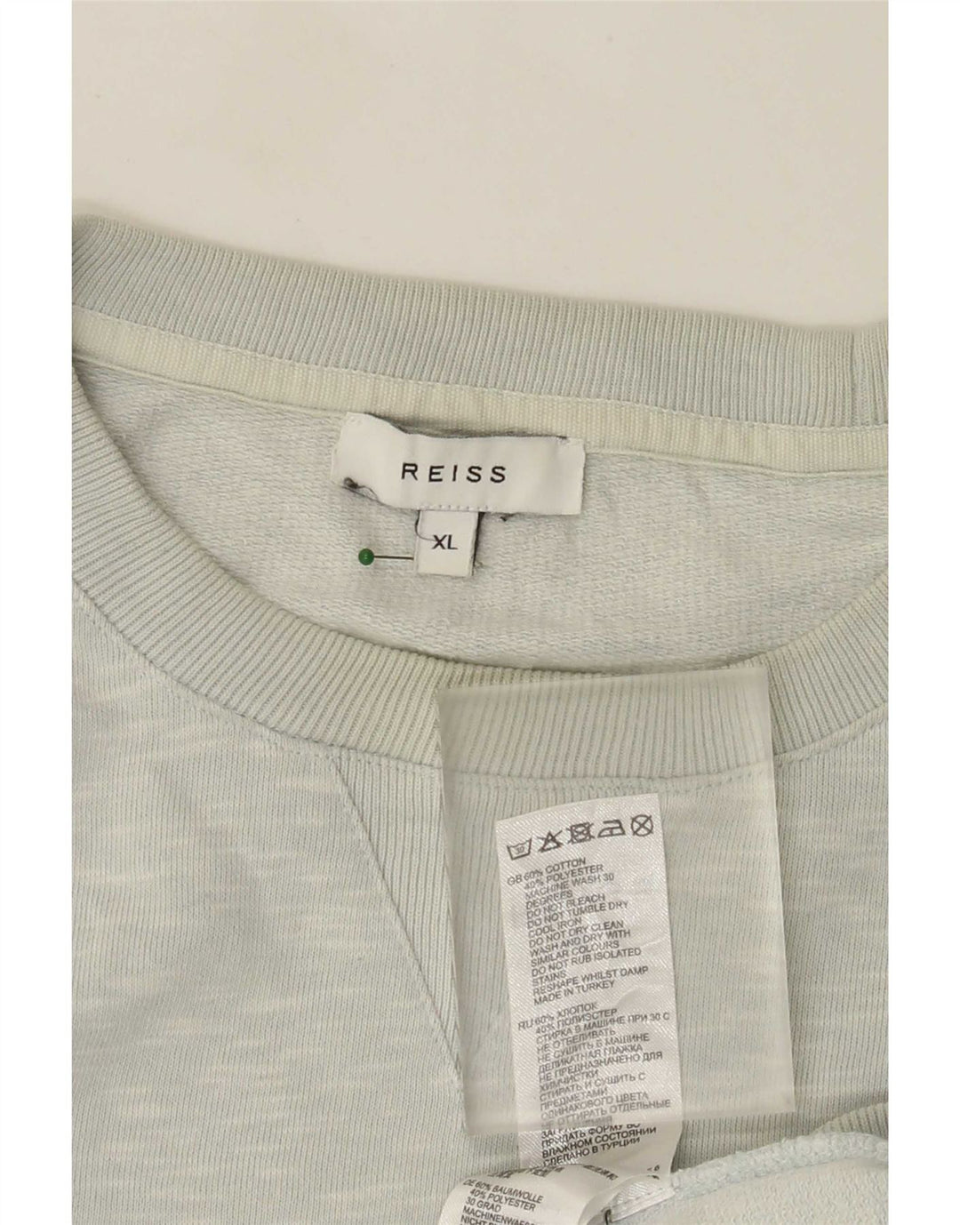 Reiss muška majica s kratkim rukavima XL, sivi flekasti pamuk