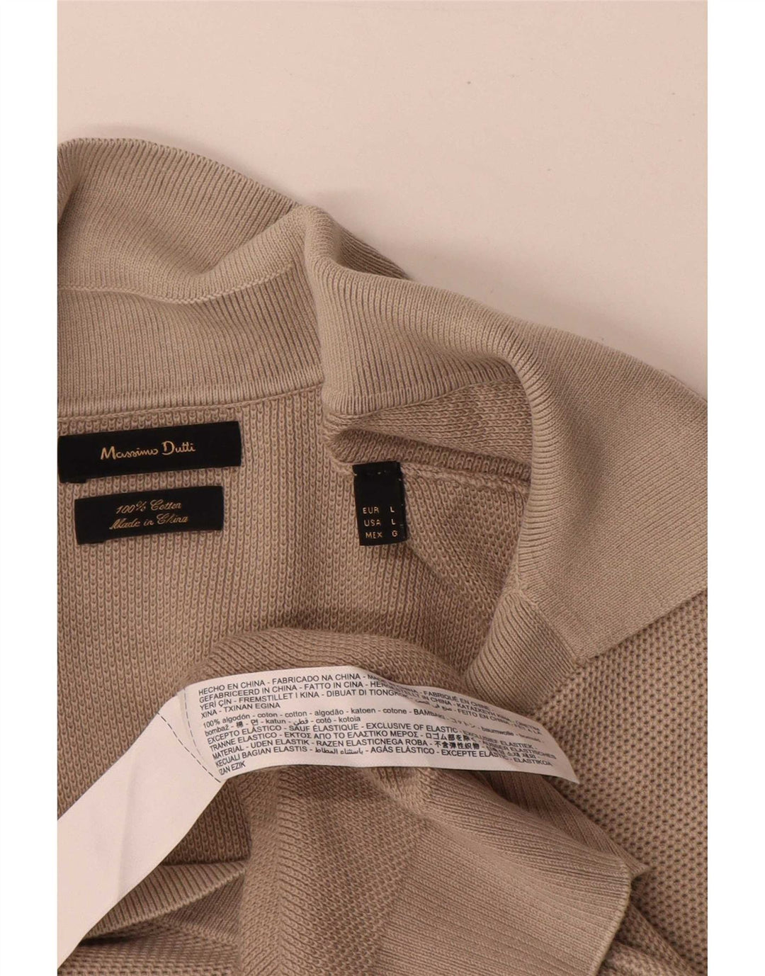 Massimo Dutti muška polo majica velika siva pamuk