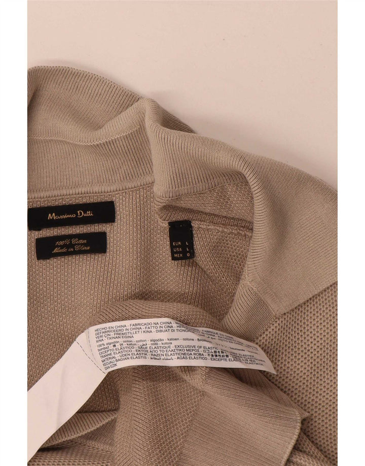 Massimo Dutti muška polo majica velika siva pamuk