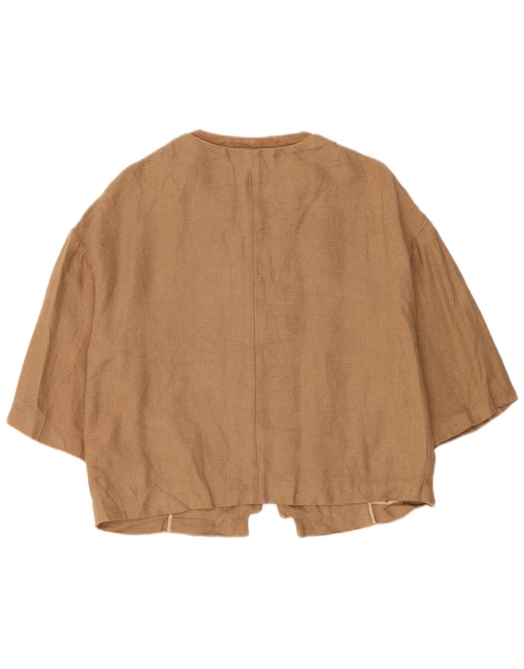 Massimo Dutti Ženska jakna s otvorenim sakoom 3/4 rukava UK 16 Large Brown Lane