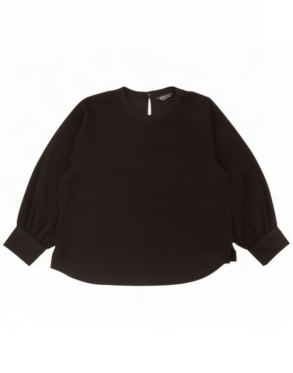 Marks & Spencer Ženski gornji dio bluze dugih rukava UK 20 2XL Crna