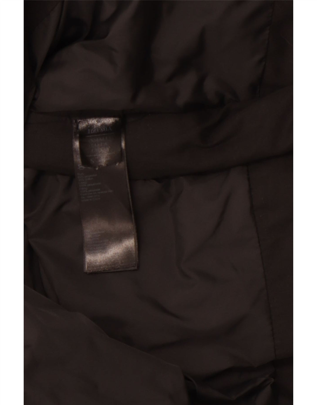 ALL SAINTS Ženska podstavljena jakna s kapuljačom UK 10 Mali crni poliester