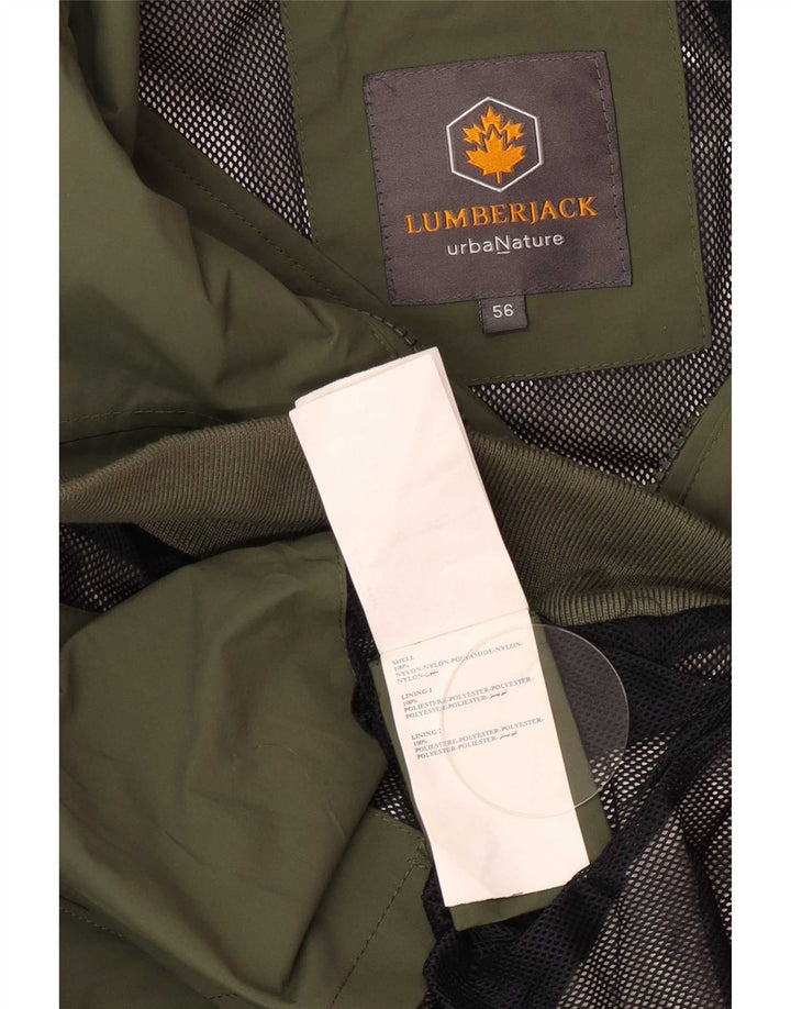 Muška bomber jakna Lumberjack EU 56 3XL od zelenog najlona