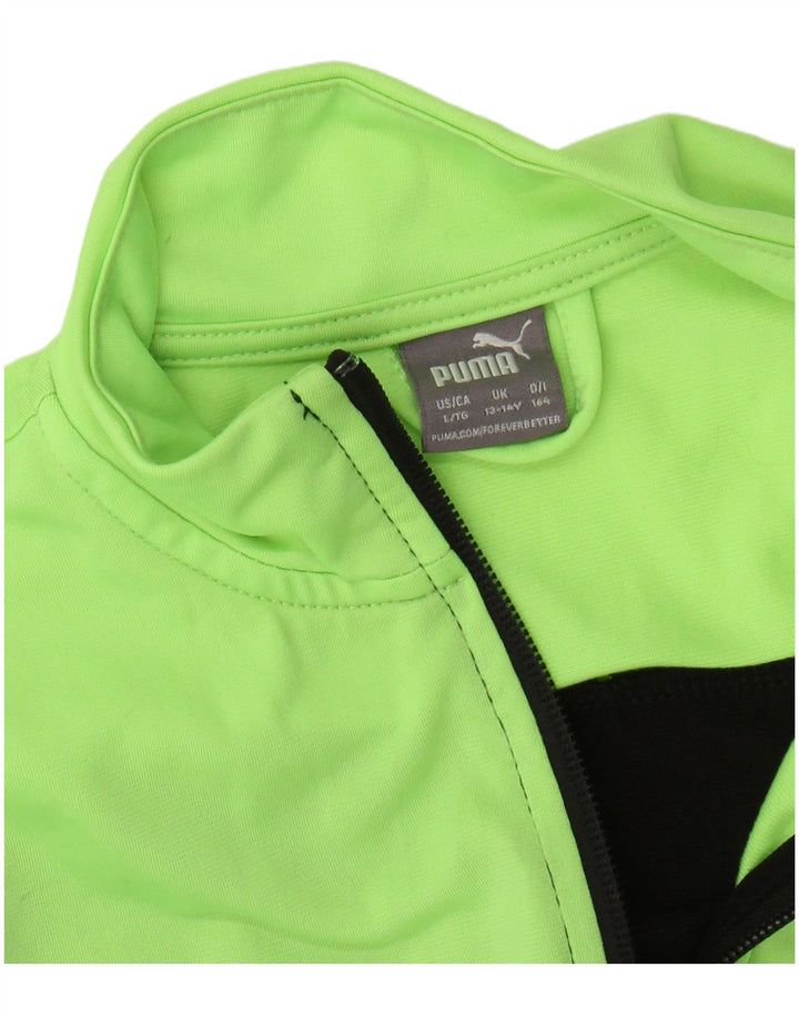 PUMA Boys Trenirka Gornja jakna 13-14 godina Black Colourblock