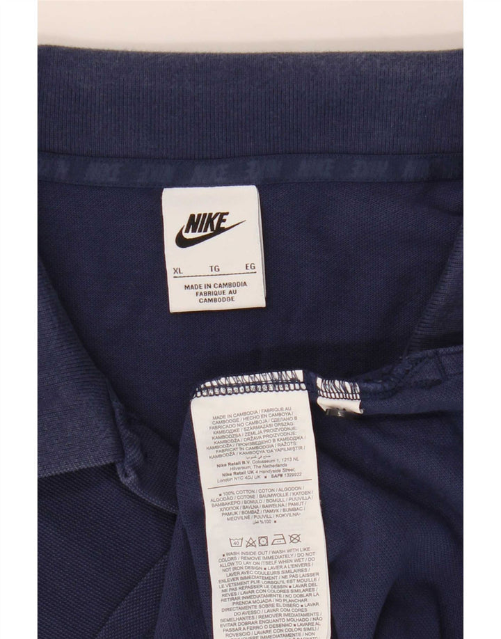 Nike muška polo majica XL tamnoplavi pamuk
