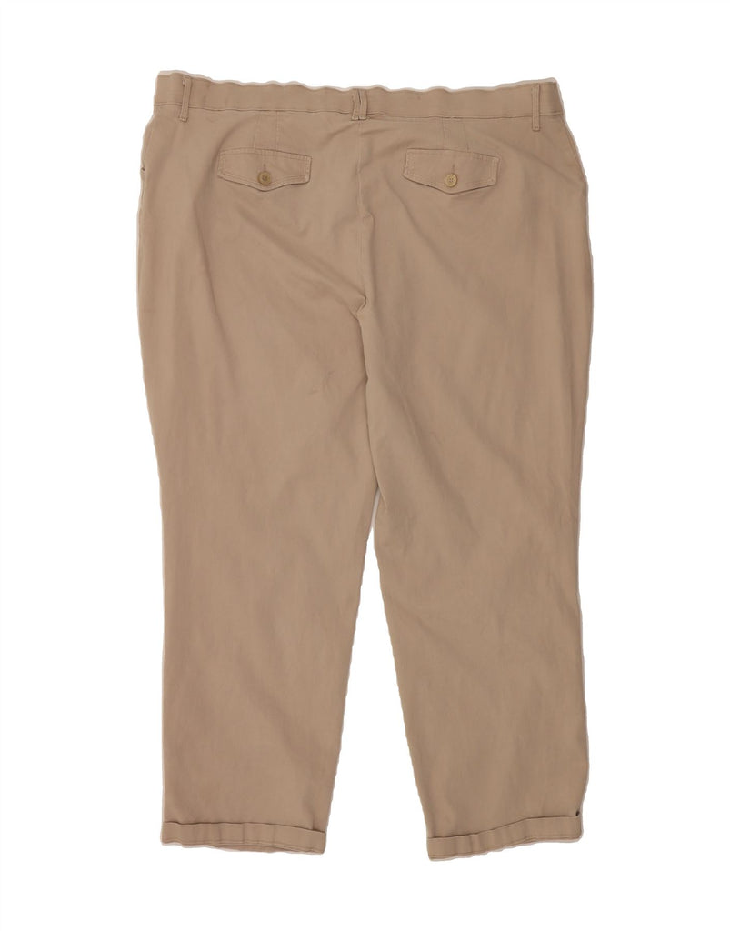 LEE Womens Straight Chino Trousers US 24 4XL W48 L29 Beige Cotton Vintage Lee and Second-Hand Lee from Messina Hembry 