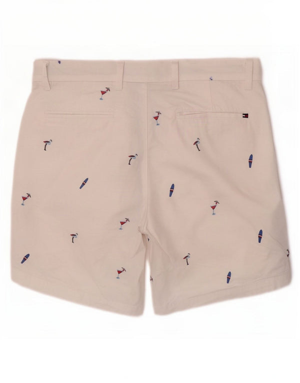 Tommy Hilfiger muške kratke hlače s grafičkim chino W31 srednje bijele boje
