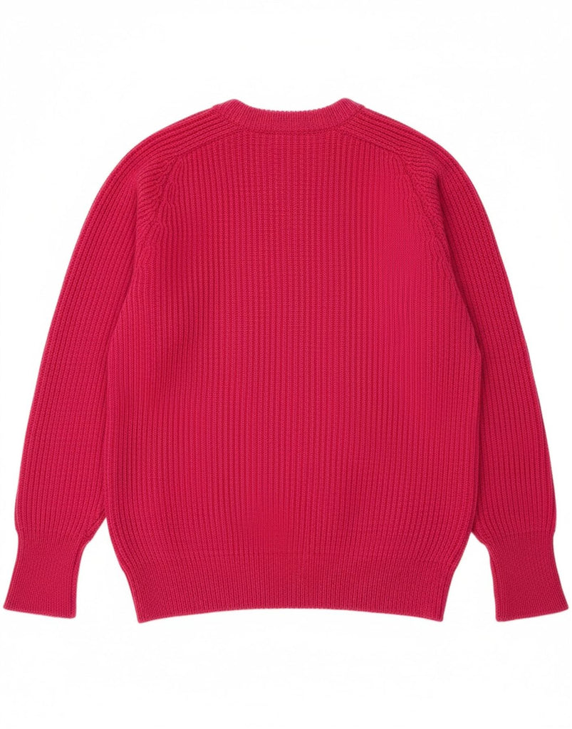 HENRI LLOYD Womens Crew Neck Jumper Sweater UK 16 Large Pink Wool Vintage Henri Lloyd and Second-Hand Henri Lloyd from Messina Hembry 