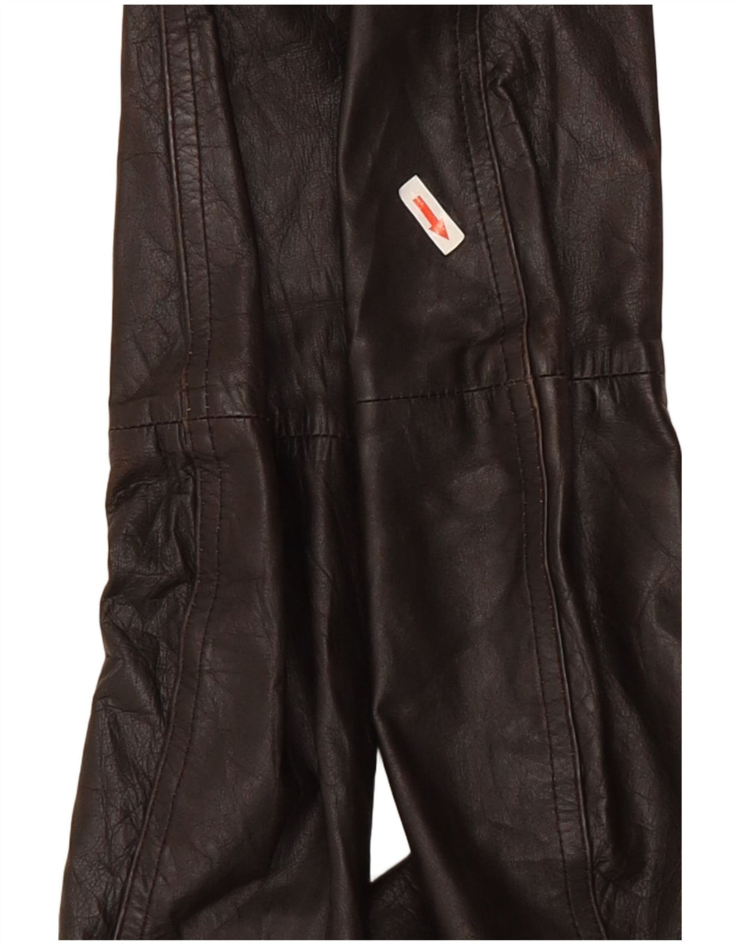Bershka ženska kožna jakna UK 12 srednje smeđa