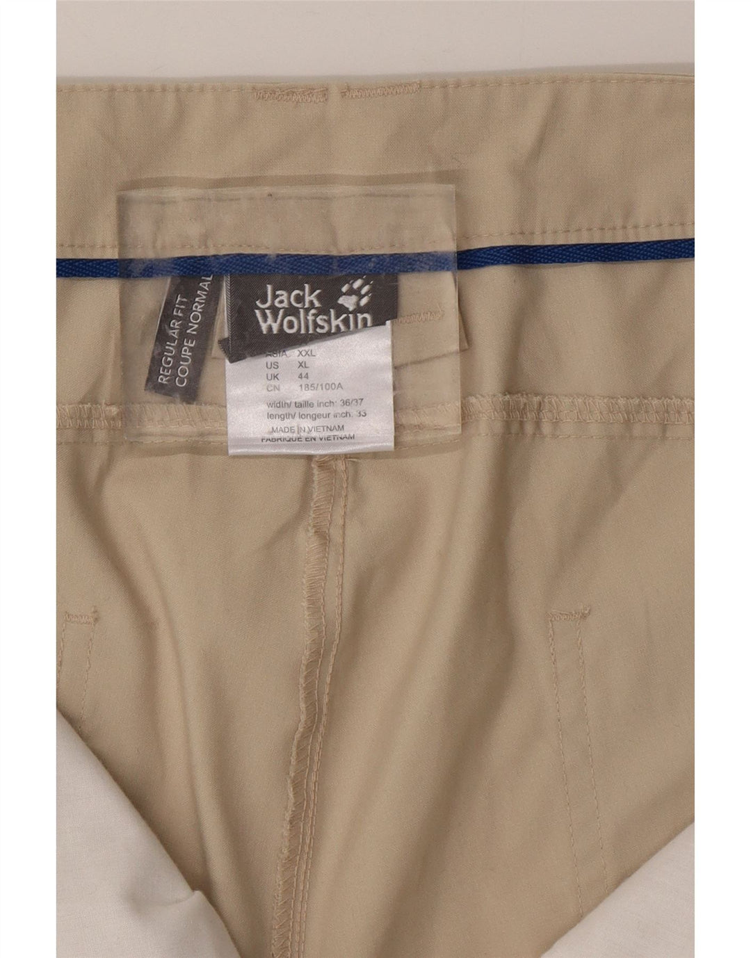 JACK WOLFSKIN Muške kargo hlače regularnog kroja UK 44 XL W36 L33 Bež