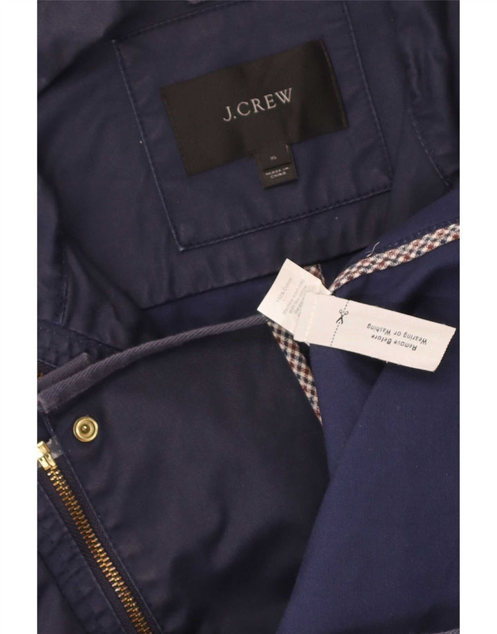 J. Crew Ženska pomoćna jakna UK 18 XL tamnoplavi pamuk