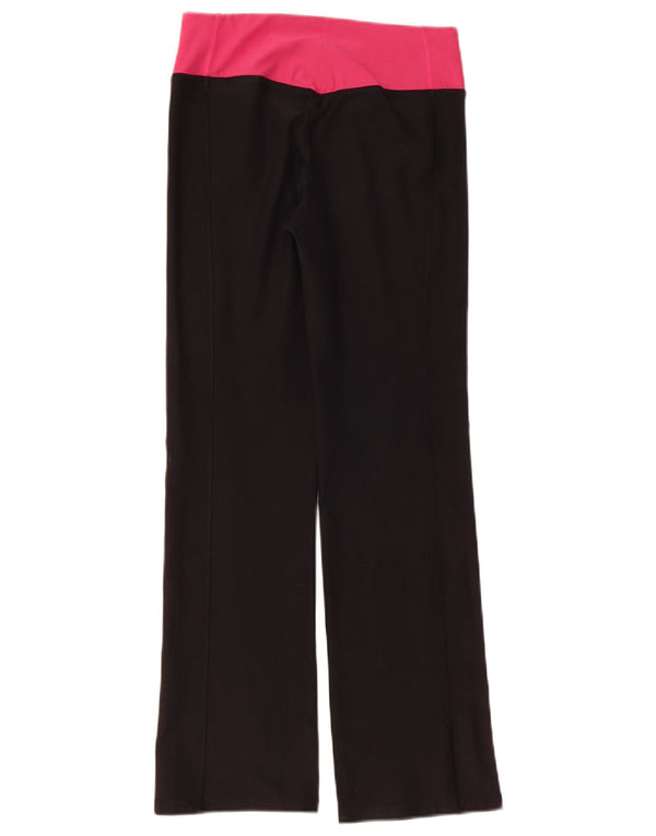 Nike Ženske Dri Fit Leggings UK 12 Medium Black Colourblock