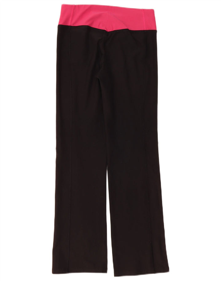 Nike Ženske Dri Fit Leggings UK 12 Medium Black Colourblock