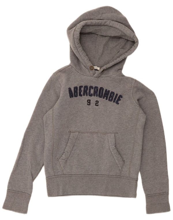 Abercrombie & Fitch Boys Muscle majica s kapuljačom 11-12 godina srednje siva