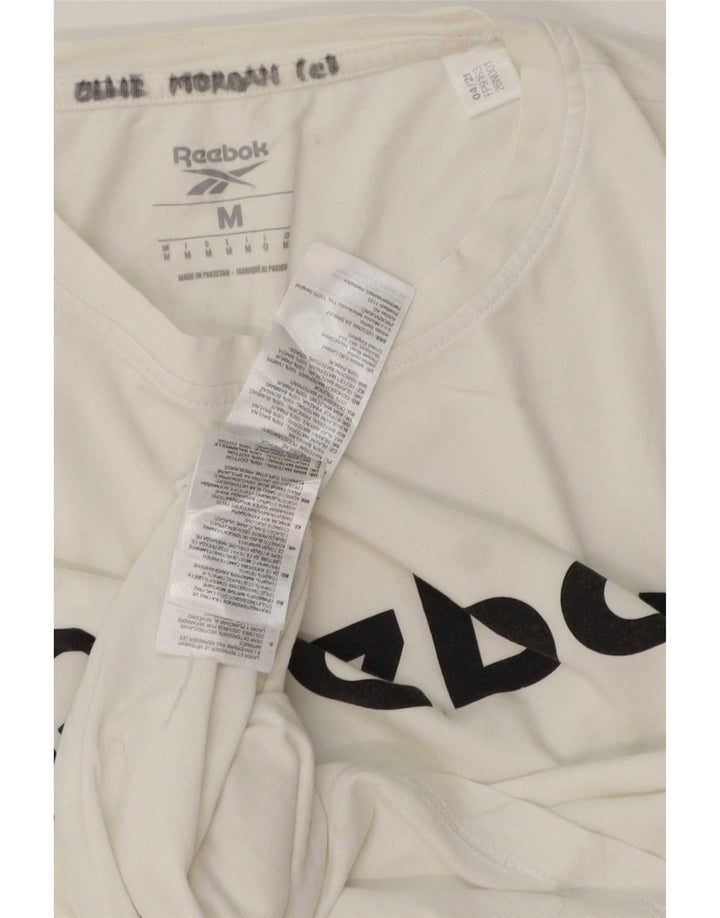 Reebok muška grafička majica kratkih rukava Srednje bijeli pamuk