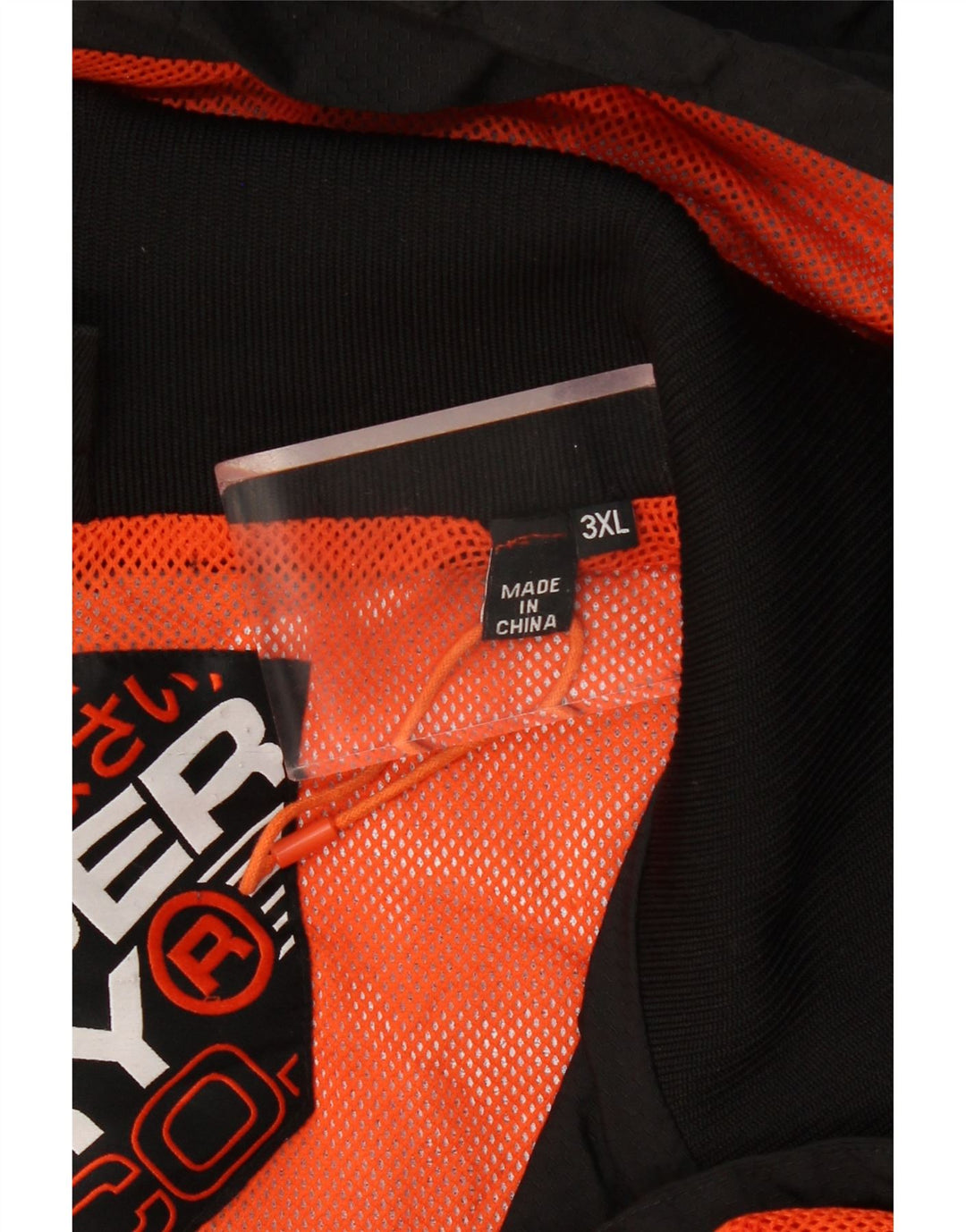 SUPERDRY muška jakna vjetrovka s kapuljačom UK 46 3XL crna