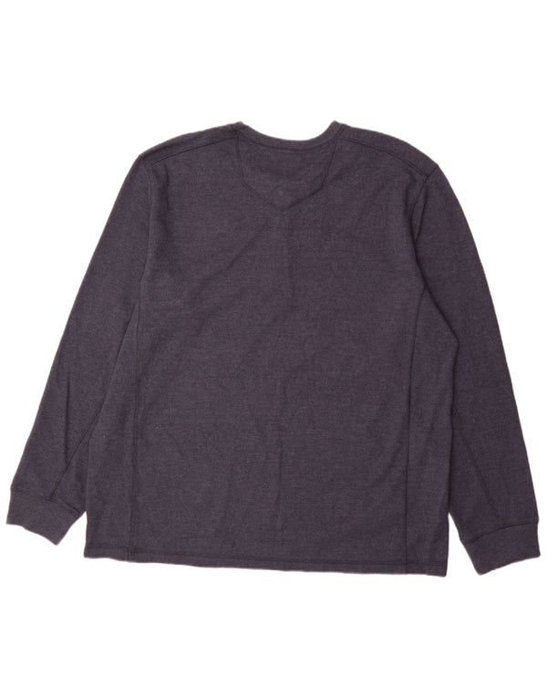 Eddie Bauer muška majica dugih rukava 2XL tamnoplavi pamuk