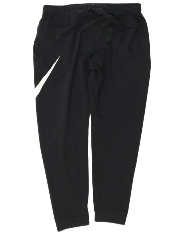 Nike muške Dri Fit Graphic Trenirke Hlače Joggers XL crni pamuk