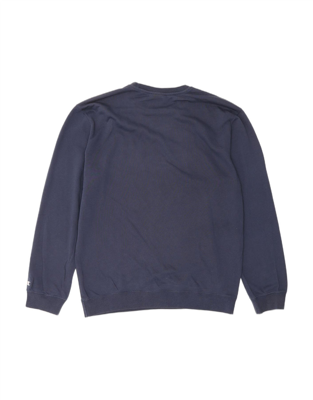 CHAMPION Mens Graphic Sweatshirt Jumper Large Navy Blue