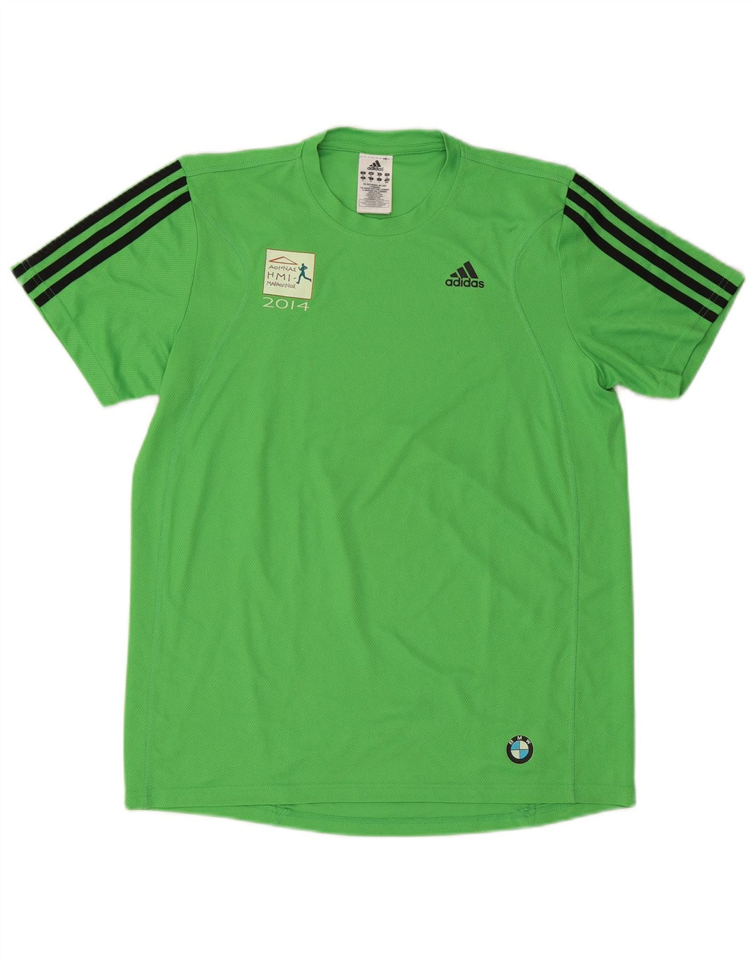 Adidas muška Aohna grafička majica kratkih rukava srednje zelene boje od poliestera