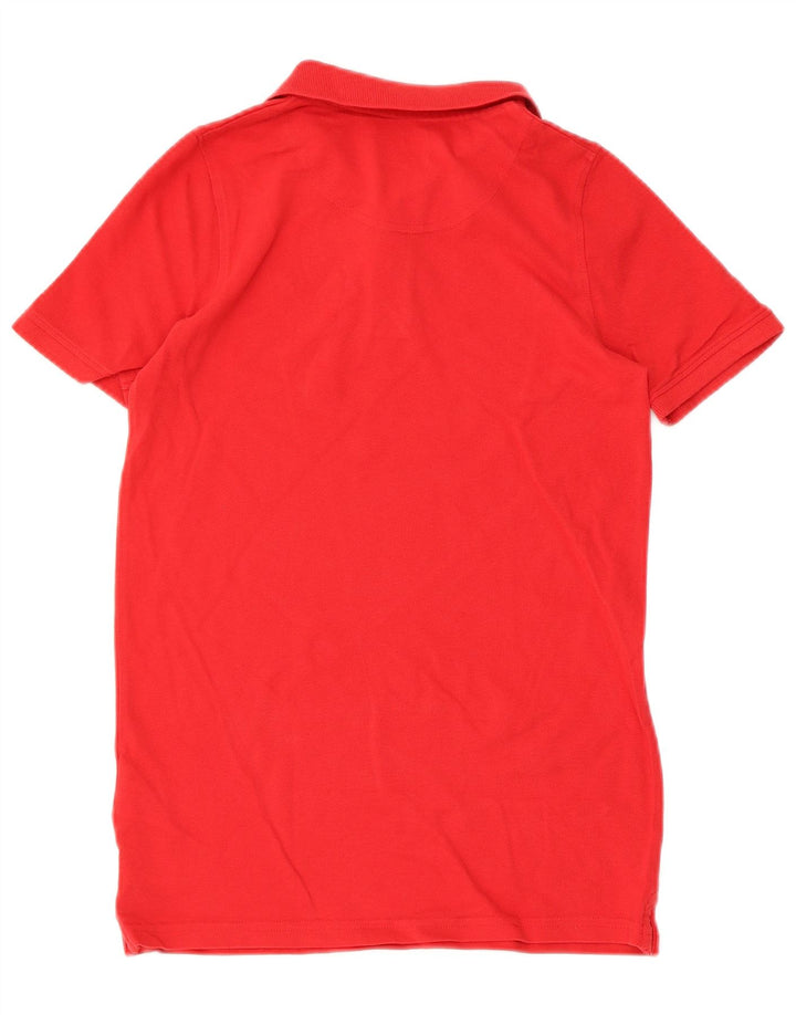 LYLE & SCOTT Boys Polo Shirt 12-13 Years Red Cotton