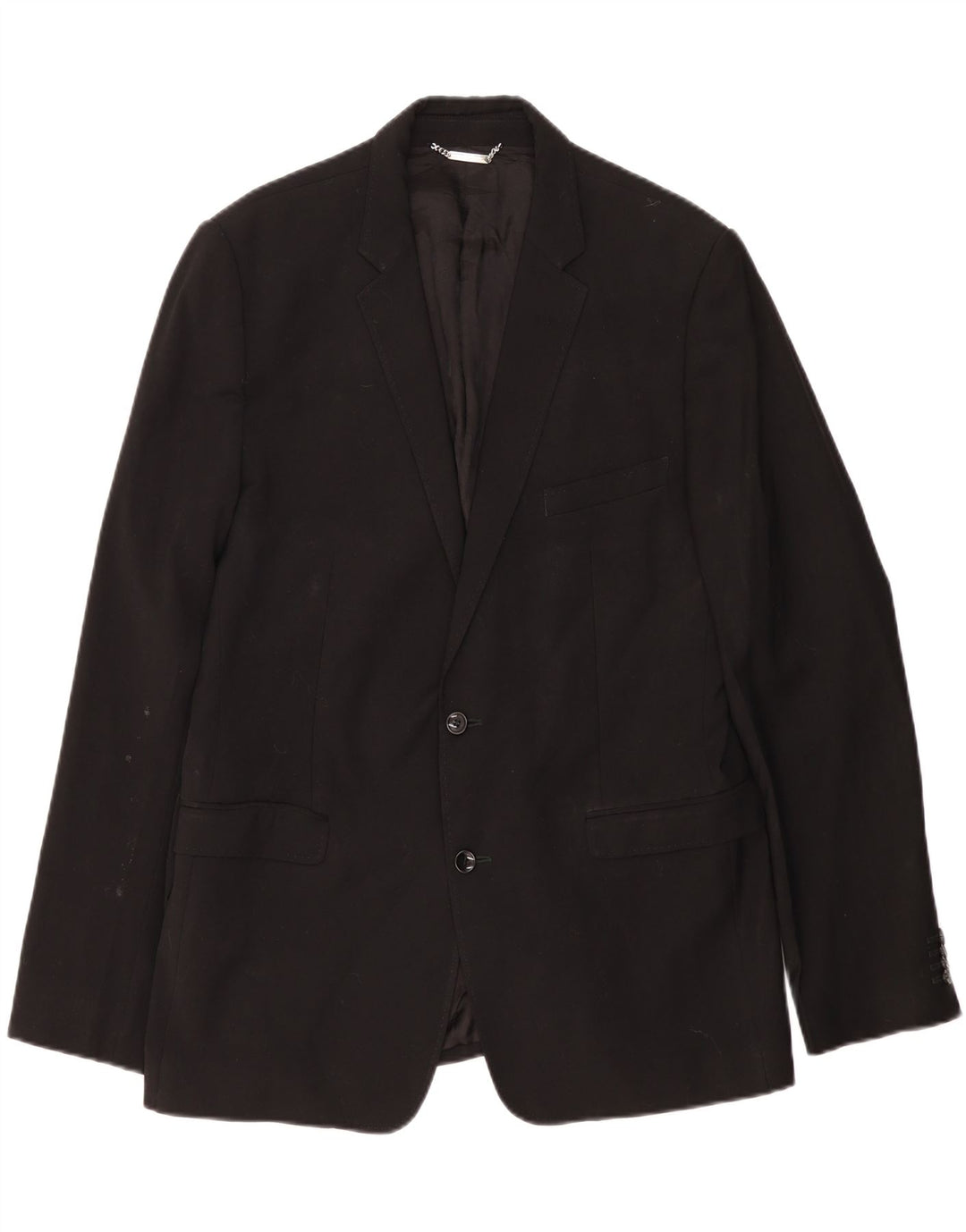 Dolce & Gabbana muška uska jakna sa 2 gumba IT 54 2XL crna vuna