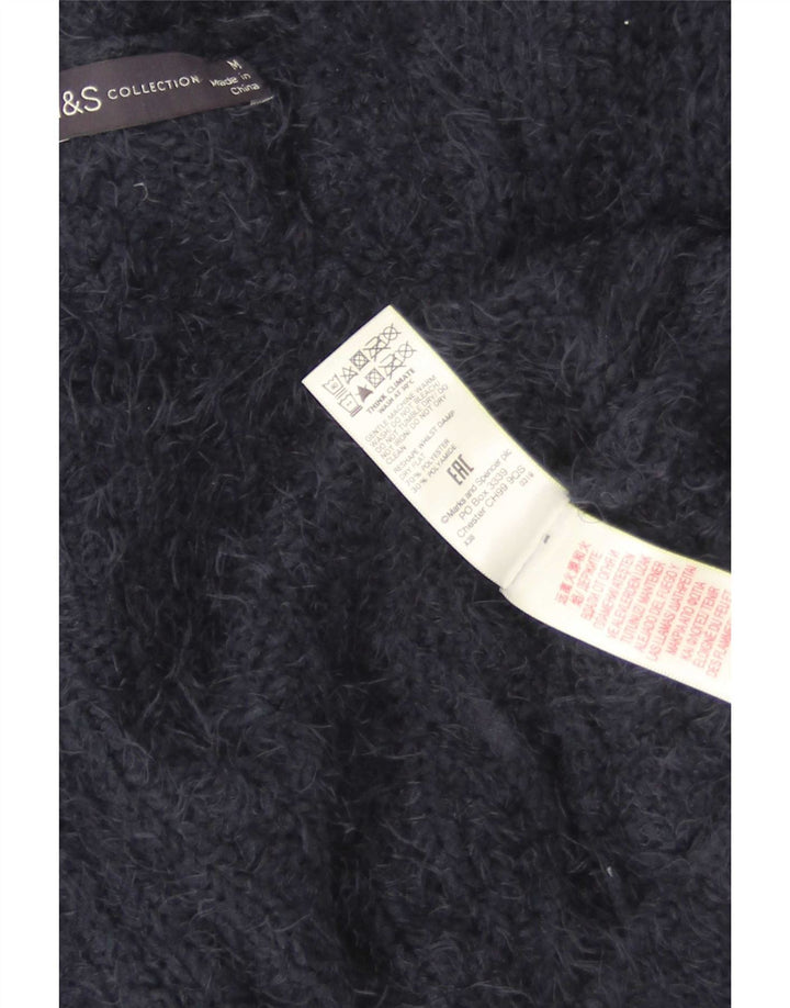 Marks & Spencer ženski kardigan pulover UK 14 Srednji tamnoplavi poliester