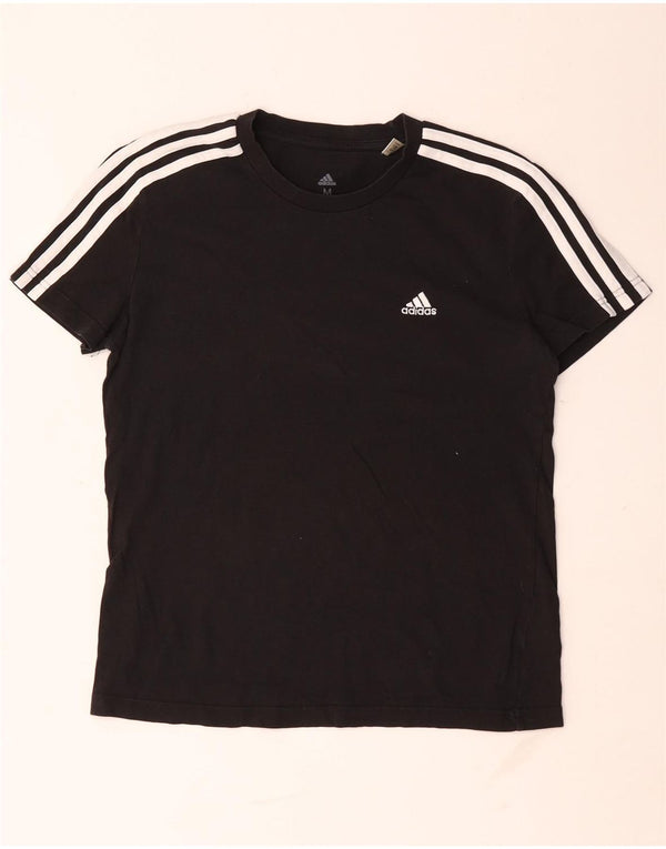 Adidas ženska majica kratkih rukava UK 12/14 srednje crni pamuk