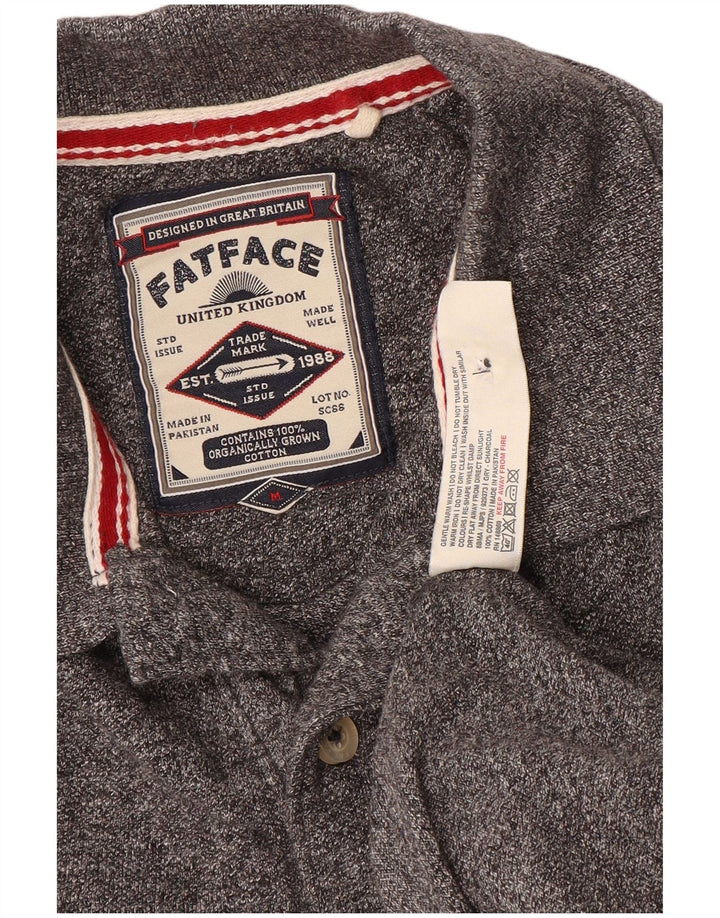 Fat Face muška polo majica srednje sivi flekasti pamuk
