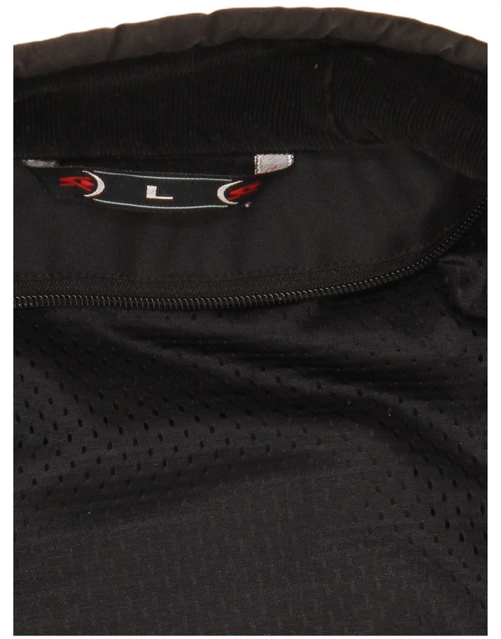 Spyke muška grafička bomber jakna UK 40 Large Black Colourblock Biker