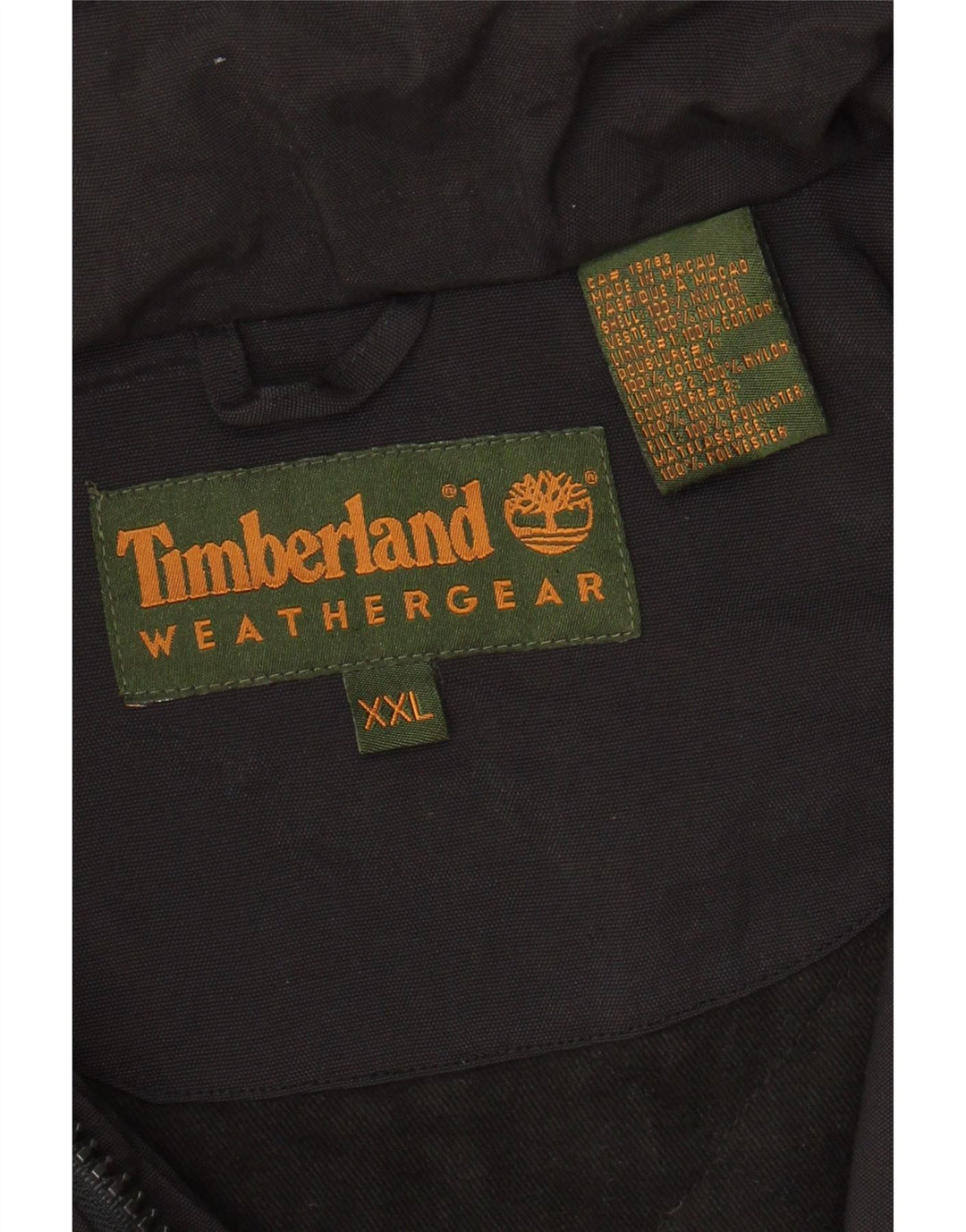 TIMBERLAND muška jakna za vremenske uvjete UK 44 2XL crni najlon