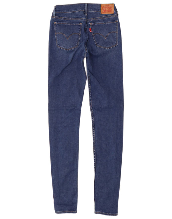 Levi's ženske 710 super uske traperice W26 L32 plavi pamuk
